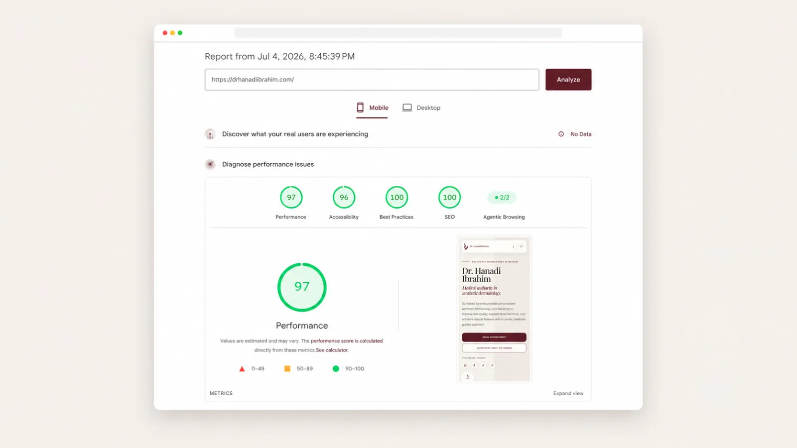An editorial blog layout built to explain medical topics with visual consistency and credibility.